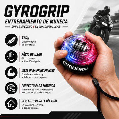 RideGrip™ | Entrenador giroscópico de agarre para motoristas