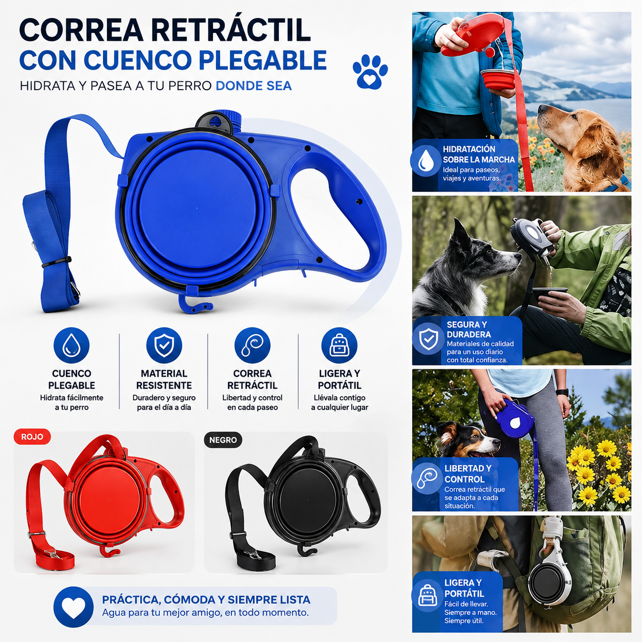 Correa Multifunción para Perros