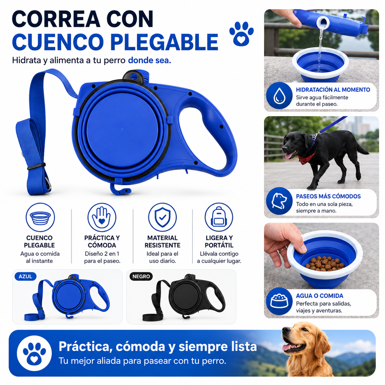 Correa Multifunción para Perros